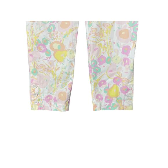 Talbots Perfect Crop Pastel Capri Cropped Pants Size 0 Petite - Picture 4 of 5